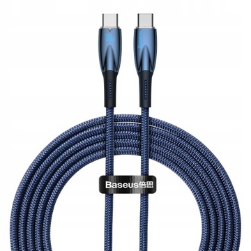КАБЕЛЬ BASEUS STRONG USB-C КАБЕЛЬ ДЛЯ БЫСТРОЙ ЗАРЯДКИ TYPE-C PD 100 Вт QC 5A 2M