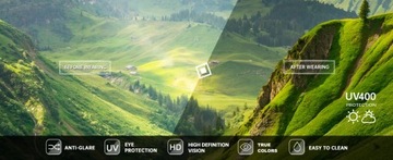 OKULARY MĘSKIE POLARISE UV 400 PRZECIWSŁONECZNE POLARYZACYJNE KIEROWCÓW