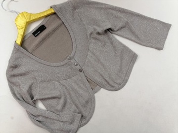 VERO MODA 36/S Sweter ciążowy z połyskiem
