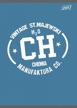 ST.Majewski Zeszyt A5 60 kratka chemia ze ściągą