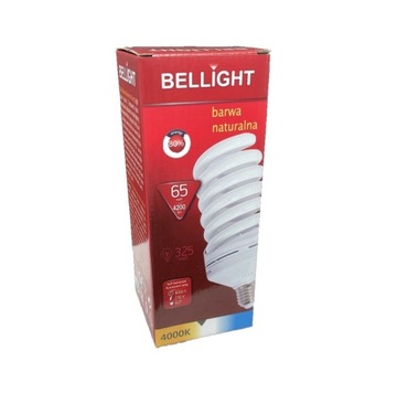 ŻARÓWKA ENERGOOSZCZĘDNA CLF T2 Spiral 65w e27 4000