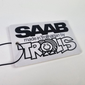 Saab zapach samochodowy zawieszka Trollhattan logo Z4A