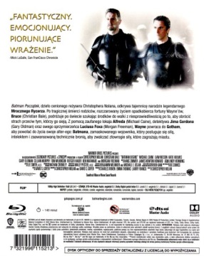 БЭТМЕН: НАЧАЛО (ПРЕМИАЛЬНАЯ КОЛЛЕКЦИЯ) [BLU-RAY]