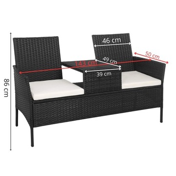 КОМПЛЕКТ САДОВОЙ МЕБЕЛИ, НАБОР СТОЛИКА, СТУЛЬЯ ТЕХНОРОТАН ДЛЯ ТЕРРАСЫ, БАЛКОНА