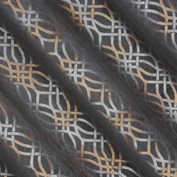 Штора 140х250см с люверсами, серая Еврошторы