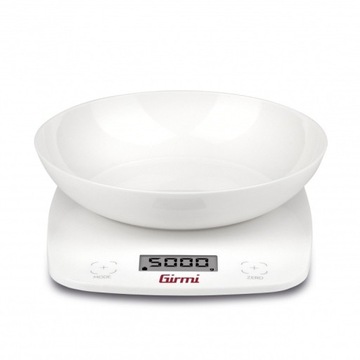 Кухонные весы Girmi 8058150118498 белые 5 кг