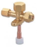 Zawór odcinający do klimatyzatora 1/4 z zaworem