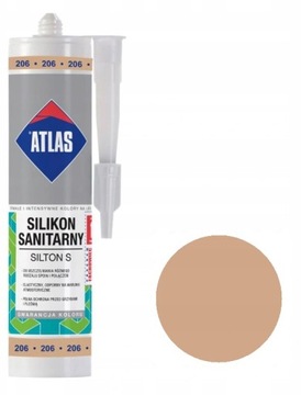 ATLAS СИЛИКОНОВЫЙ SILTON S 280 мл - 206 КАПУЧИНО