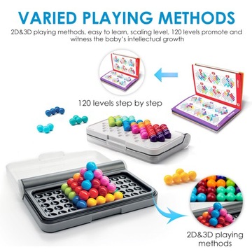 120 задач Умные игры IQ Focus 3D Puzzle l