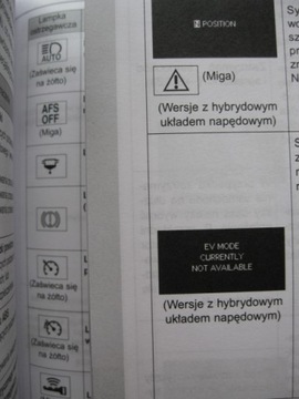 TOYOTA AURIS II Hybrid 2012-2014 Руководство на польском языке
