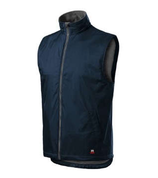 Kamizelka męska polarowa BODYWARMER DOPASOWANA Rip Stop granatowa XL