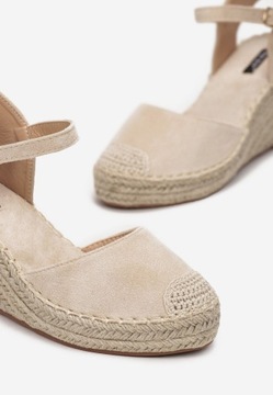 Beżowe Espadryle 39