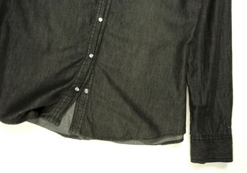 C&A koszula jeans przetarcia kieszonki patki długi rękaw NEW 38