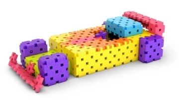 Чемодан Meli Basic Blocks Travel Box 1000 шт. 3+