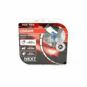 Лазерные лампы OSRAM H3 Night Breaker +150%