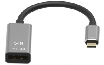 Кабель-адаптер USB-C DisplayPort 1,4 8K 5K 4K Display Port, гнездо 144 240 Гц