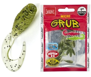 TWISTER LUCKY JOHN MICRO GRUB 2,5 CM - 15 SZT PA01