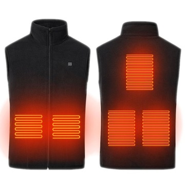 KAMIZELKA GRZEWCZA OGRZEWANA PODGRZEWANA TERMICZNA 5 STREF UNISEX ROZ. M
