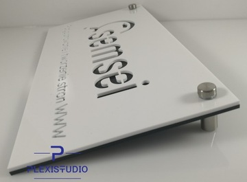 ИНФОРМАЦИОННАЯ ДОСКА PLEXI 3D ОФИСНАЯ ВЫВЕСКА