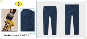 DARK ARTIC - NIEBIESKIE - SPODNIE SLIM FIT 9517 MAYORAL 116 cm