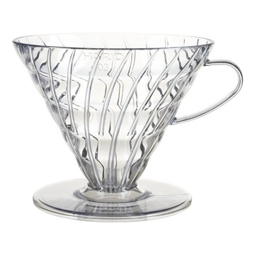 Plastikowy dripper HARIO V60-03 przeźroczysty