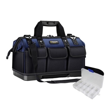 Сумка для инструментов, сумка для инструментов электрика, темно-синий, 20 дюймов