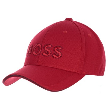 HUGO BOSS męska czapka z daszkiem bejsbolówka RED/CZERWONA NOWOŚĆ