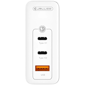 Szybka Ładowarka sieciowa GaN PRO 100W PD USB-C + Kabel USB Typ C