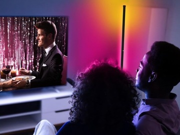 Светодиодный угловой торшер RGB 360 лм 140 см USB-пульт дистанционного управления Музыкальный датчик GRUNDIG