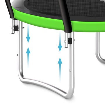 TRAMPOLINA DOMOWA DLA DZIECI DO DOMU I OGRODU Z SIATKĄ WEWNĘTRZNĄ OGRODOWA