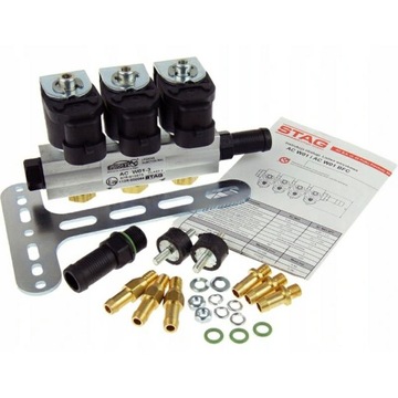 LISTWA WTRYSKOWA STAG ACW01 W-01 AC W01 NA 3 CYLINDRY