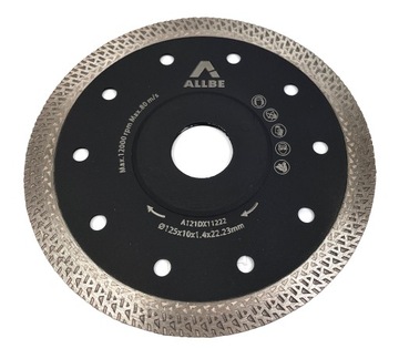АЛМАЗНЫЙ ДИСК ДЛЯ ГРАНИТА 125Х1,4Х10Х22,23ММ