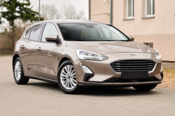 Ford Focus IV Hatchback 1.5 EcoBlue 120KM 2019 FOCUS TITANIUM SKÓRZANA TAPICERKA PODG. FOTELE KIEOWNICA SZYBA FULL LED, zdjęcie 3