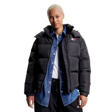 TOMMY HILFIGER KURTKA DAMSKA TJW ALASKA PUFFER CZARNA r.L