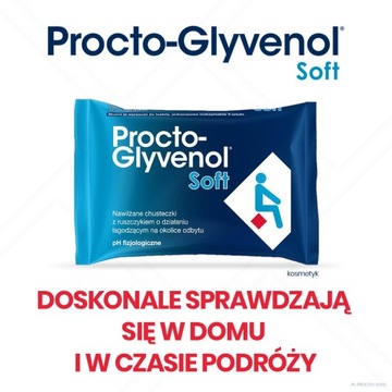 Салфетки Procto-Glyvenol Soft увлажняющие 30 шт.