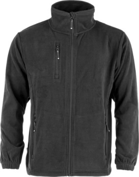 Флисовая куртка, черная, размер XS.