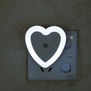 LED Mini Night Light Sensor Control Hearts Lights