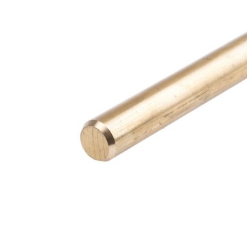 Pręt mosiężny fi 10mm 100cm MO58A / CuZn39Pb3 / CW614N / wałek