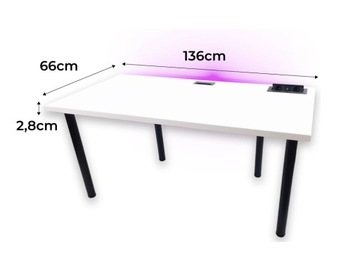 ИГРОВОЙ СТОЛ С БЕЛЫМ СВЕТОДИОДОМ, USB-РОЗЕТКА, ПРОИЗВОДИТЕЛЬ