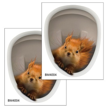 ТРЕХМЕРНАЯ НАКЛЕЙКА НА УНИТАЗ БЕЛКА СИДЕНЬЕ ДЛЯ УНИТАЗА БЕЛКА