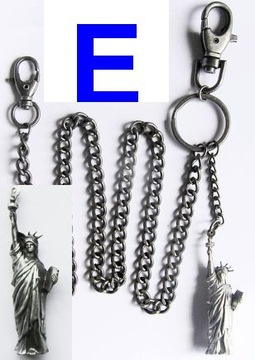 Łańcuch do spodni, portfela kluczy z zawieszką wybór wzory