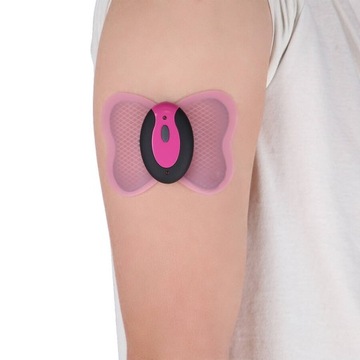 Электростимулятор-массажер для мышц живота + сменные гелевые наклейки 4 шт.