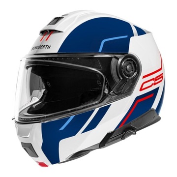 KASK MOTOCYKLOWY SZCZĘKOWY SCHUBERTH C5 MASTER BLUE POŁYSK r. XL BLENDA