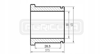 УМЕНЬШЕНИЕ ТОЛЩИНЫ ВТУЛКИ ГИДРОЛИДЕРА 40/30