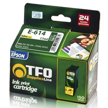 TUSZ TFO EPSON E-614 T0614 YELLOW 17 ml