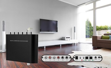TOSLINK SPDIF 5.1 АНАЛОГОВЫЙ AC3/DTS ОПТИЧЕСКИЙ декодер
