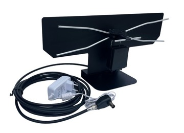 MOCNA ANTENA AKTYWNA POKOJOWA TV TELEWIZJI NAZIEMNEJ DVB-T2 DVB-T MUX8 4K