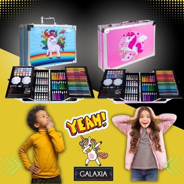 НАБОР РАСКРАСКИ ДЛЯ ДЕТЕЙ, Девочек, Художественный пластиковый чемодан