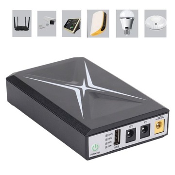 Источник бесперебойного питания Mini UPS 10400 мАч для роутера ka