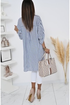 ПОТРЯСАЮЩАЯ РУБАШКА ОВЕРСАЙЗ С ПОЛОСАМИ SHARA! WZ.2